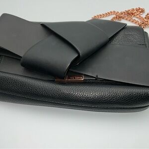 Ted Baker Black Crossbody Bag with Bow‎ Detail